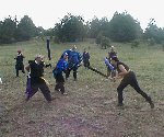 Shitt and Fatima vs. Syn, Verana and Chewie reeving