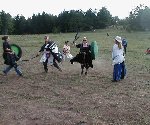 Wench and Spice vs. Esoum, Verana and Chewie reeving